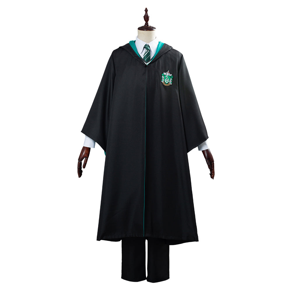 Harry Potter Uniform Cosplay Kostüm Haus Slytherin Robe Halloween Karneval Kostüm