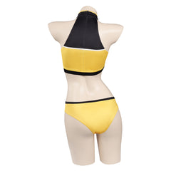 Star Trek: Lower Decks 1 Cosplay Gelb Bademode Damen Sommer Originell 2tlg. Badeanzug