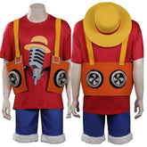 One Piece Film Red 2022 Monkey D. Luffy Cosplay Kostüm Halloween Karneval Outfits