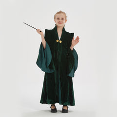 Mädchen Harry Potter Minerva McGonagall Kostüm Robe Mantel Halloween Karneval Kostüm