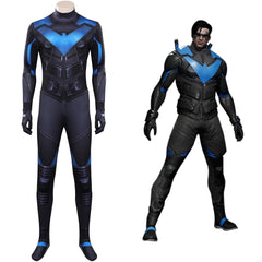 Gotham Knights Nightwing Cosplay Kostüm Outfits Halloween Karneval Jumpsuit
