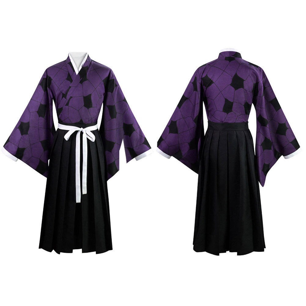 Demon Slayer Kokushibo Kostüm Kimono Cosplay Halloween Karneval Outfits