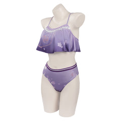 Genshin Impact Baal Raiden Shogun Cosplay Bademode Damen Sommer 2tlg. Badeanzug