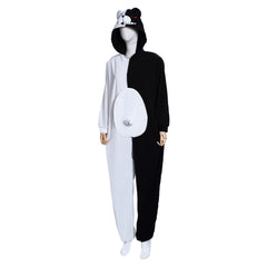 Monokuma und Monomi Schlafanzug Danganronpa Dangan Ronpa Cosplay Pajamas auch für Alltag