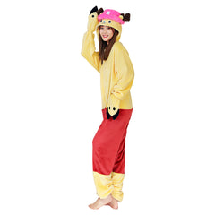 One piece Chopper Cosplay Pajama Erwachsene Unisex Schlafanzug Polyester Pyjamas Halloween Karneval Kostüme für Erwachsene