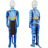 Kinder Avatar 2 Cosplay Kostüm Halloween Karneval Jumpsuit