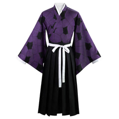 Demon Slayer Kokushibo Kostüm Kimono Cosplay Halloween Karneval Outfits