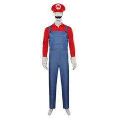 The Super Mario Bros. Movie Mario Cosplay Halloween Karneval Kostüm