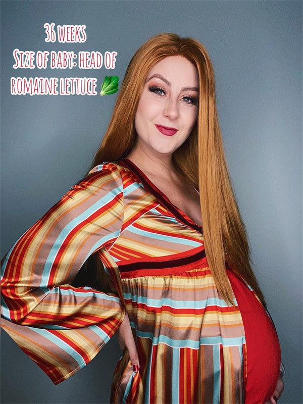 Wandavision Wanda Scarlet Witch Schwangerschafts Kleid Mama Kleid Cosplay Kostüm