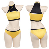 Star Trek: Lower Decks 1 Cosplay Gelb Bademode Damen Sommer Originell 2tlg. Badeanzug