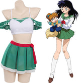Inuyasha Higurashi Kagome Cosplay Bademode Damen Sommer Originell 3tlg. Badeanzug