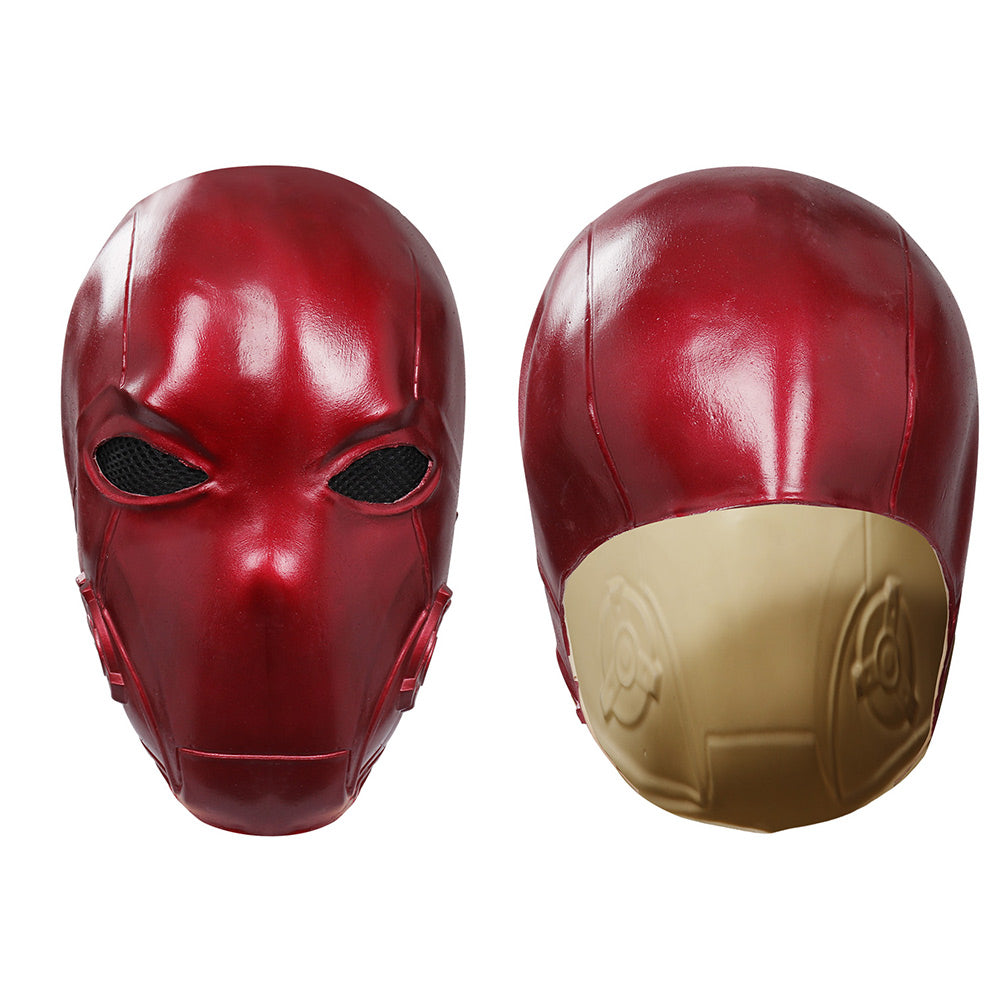 Batman Red Hood Jason Todd Mask Cosplay Latex Maske Halloween Party Requisiten