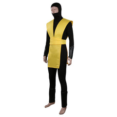 Mortal Kombat Scorpion Cosplay Kostüme Outfits Halloween Karneval Anzug