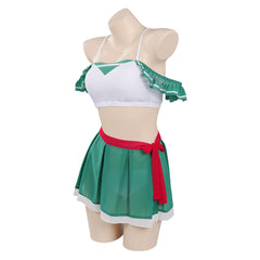 Inuyasha Higurashi Kagome Cosplay Bademode Damen Sommer Originell 3tlg. Badeanzug
