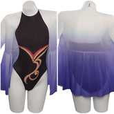 Genshin Impact Ganyu Damen Badeanzug einteiliger Sommer originelle Bademode Cossky®