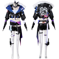 Honkai: Star Rail Silver Wolf Kostüm Cosplay Halloween Karneval Outfits