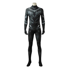 T‘Challa Captain America Cosplay Black Panther Kostüm Outfits Halloween Karneval Jumpsuit