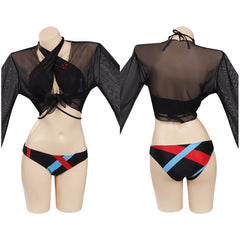 BNHA Todoroki Shoto Cosplay Bademode Damen Sommer Originell 3tlg. Badeanzug