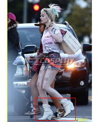 2020 Birds of Prey Harley Quinn Stiefel Cosplay Schuhe