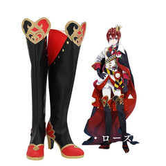 Twisted Wonderland Riddle Rosehearts Stiefel Cosplay Schuhe