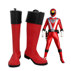 Mighty Morphin Power Rangers Jason Lee Scott Rot Ranger Stiefel Cosplay Schuhe