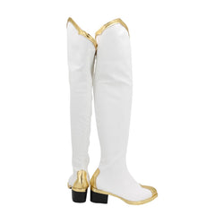 Amber Stiefel Genshin Impact Amber Cosplay Schuhe weiß Stiefel