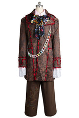 Alice In Wonderland Johnny Depp Mad Hatter Full Set 6 Stücke Cosplay Kostüm