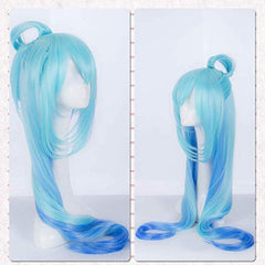 Konosuba God’s Blessing On This Wonderful World Ein Segen für diese wunderbare Welt! Aqua Haar Cosplay Perücke