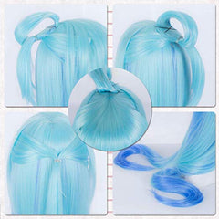 Konosuba God’s Blessing On This Wonderful World Ein Segen für diese wunderbare Welt! Aqua Haar Cosplay Perücke