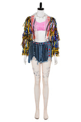 Birds of Prey Dr. Harleen Quinzel Harley Quinn Cheerleader Cosplay Kostüm
