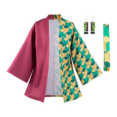 Blade of Demon Destruction Tomioka Giyuu 3D Druck Umhang Erwachsene Unisex Haori