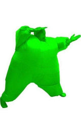 Erwachsene Fatsuit Inflatable Aufblasbares Kostüm Jumpsuit Grün