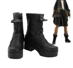 FINAL FANTASY XIV FF14 Schuhe Stiefel Cosplay Stiefel Schwarz