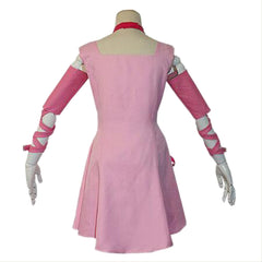 JoJo's Bizarre Adventure Sugimoto Reimi Kleid Cosplay Kostüm Rosa