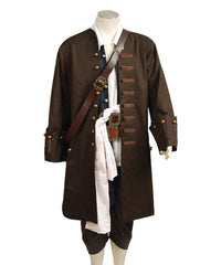 Pirates Of The Caribbean Jack Sparrow Johnny Depp Piraten der Karibik Full Set Cosplay Kostüm