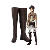 Shingeki no Kyojin AOT Eren Jaeger Cosplay Schuhe Stiefel Maßarbeit