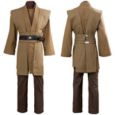 Kenobi Jedi Knight TUNIC Cosplay Kostüm Braun Version B