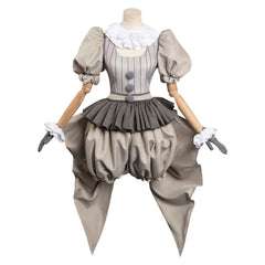 Es IT HORROR Pennywise webliches Kleid Cosplay Halloween Karneval Kostüm
