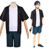 Summer Time Rendering Ajiro Shinpei Cosplay Kostüm Halloween Karneval Outfits