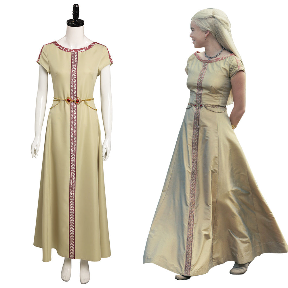 Prinzessin Rhaenyra Targaryen Kleid House of the Dragon Cosplay Kostüm