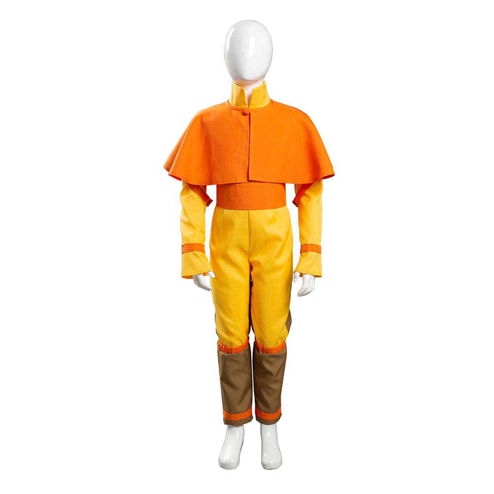 Kinder Jungen Aang Kostüm Avatar – Der Herr der Elemente Aang Cosplay Halloween Karneval Kostüm
