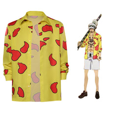 ONE PIECE FILM RED Trafalgar D. Water Law Cosplay Kostüm Outfits Halloween Karneval Hemd