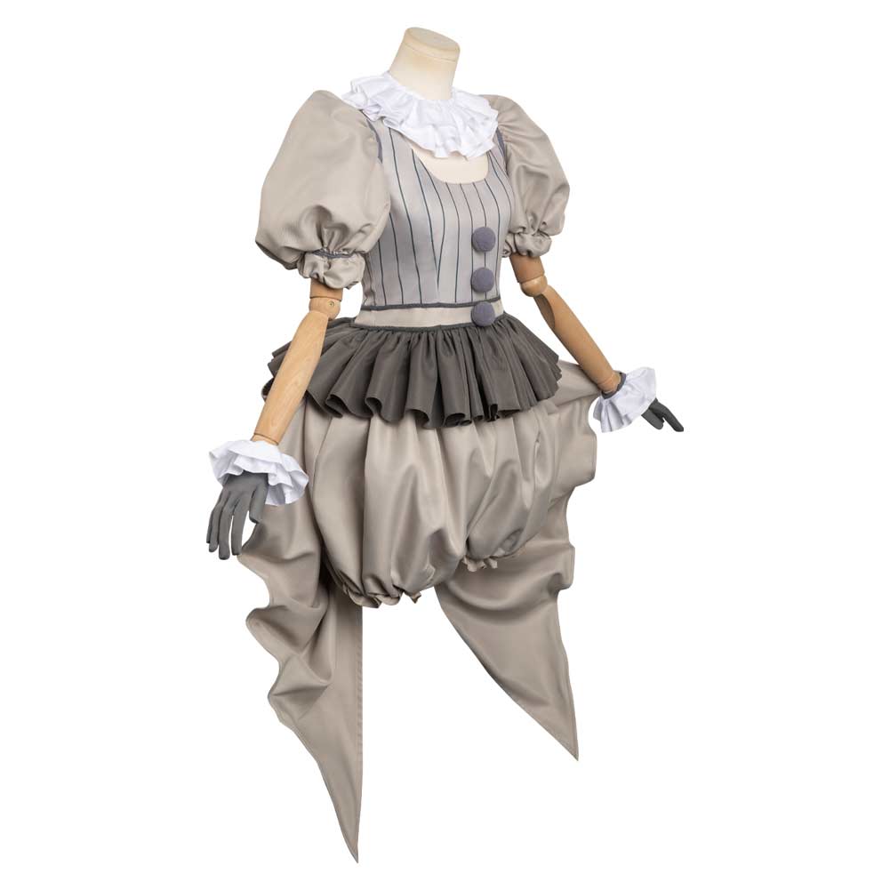 Es IT HORROR Pennywise webliches Kleid Cosplay Halloween Karneval Kostüm