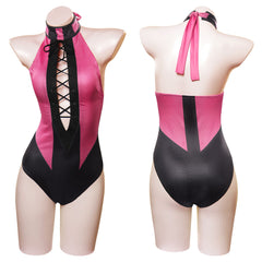 Mortal Kombat Mileena Cosplay Bademode Damen Sommer originell einteiliger Badeanzug