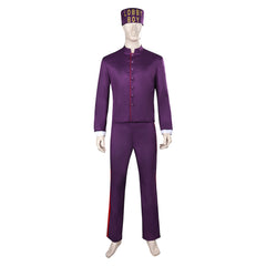 Grand Budapest Hotel Zero Kostüm Set Lobby-Boy Moustafa Cosplay Halloween Karneval Outfits