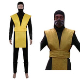 Mortal Kombat Scorpion Cosplay Kostüme Outfits Halloween Karneval Anzug