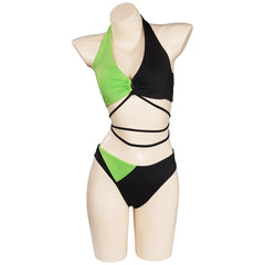 Kim Possible Shego Bikini Badeanzug Erwachsene Damen zweiteilige Bademode
