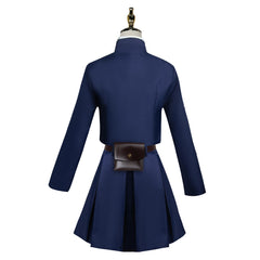 Anime JjK Nobara Kugisak blau Uniform Cosplay Kostüm Set