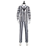 Beetlejuice Adam Maitland Kostüm Streifenanzug Halloween Karneval Cosplay