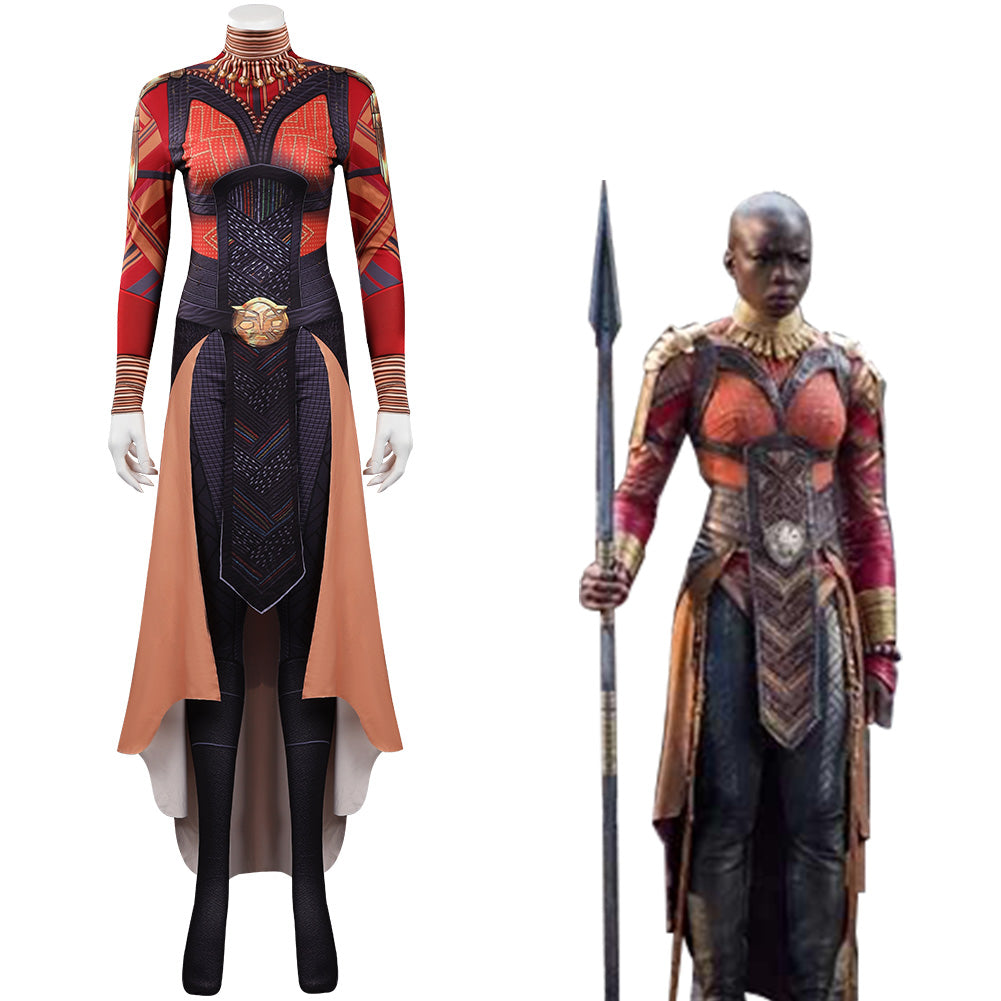 Black Panther: Wakanda Forever Okoye Cosplay Kostüm Outfits Halloween Karneval Jumpsuit